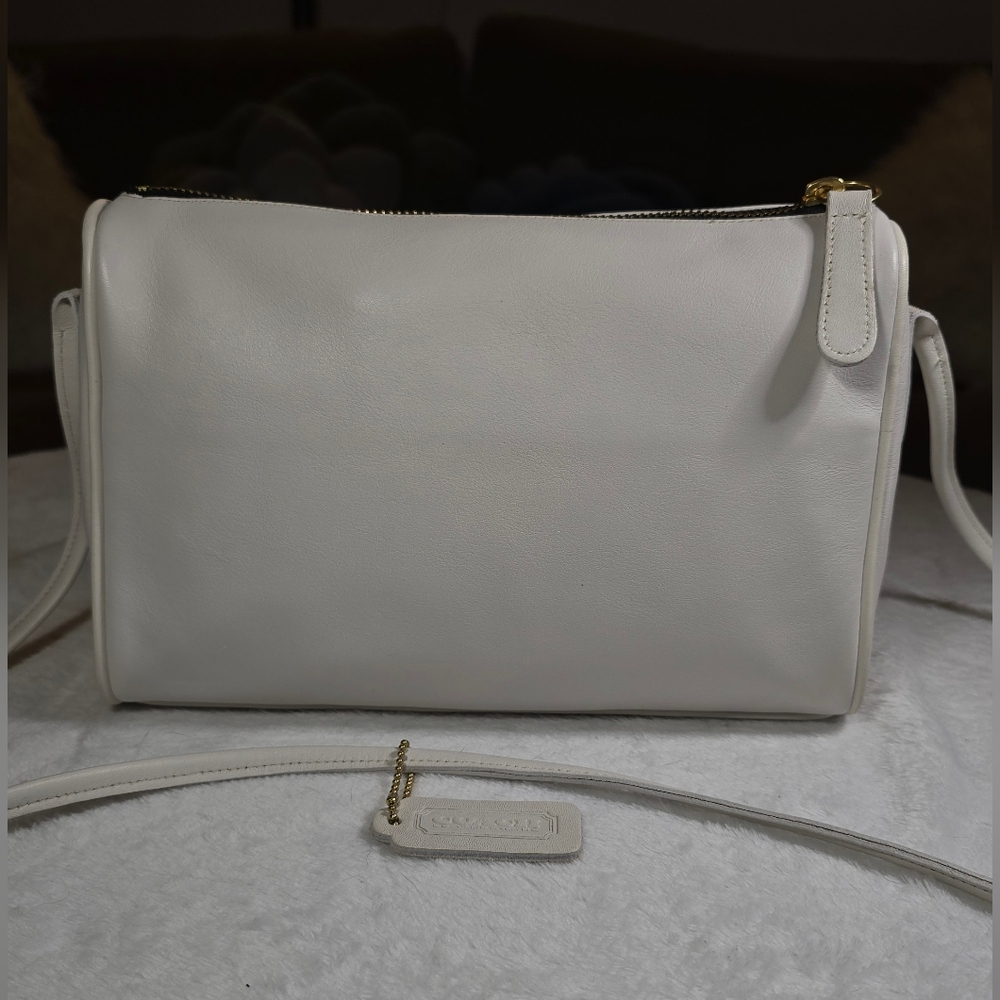 Vintage Coach Slim Zip Bag